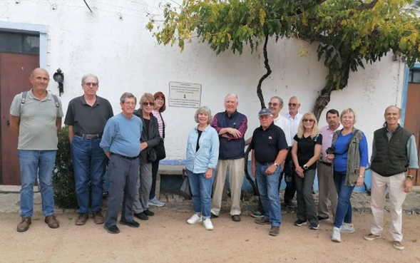 António Velez guiding at Quinta da Gramicha